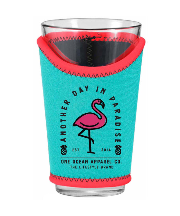 Another Day In Paradise Pint Glass Koozies