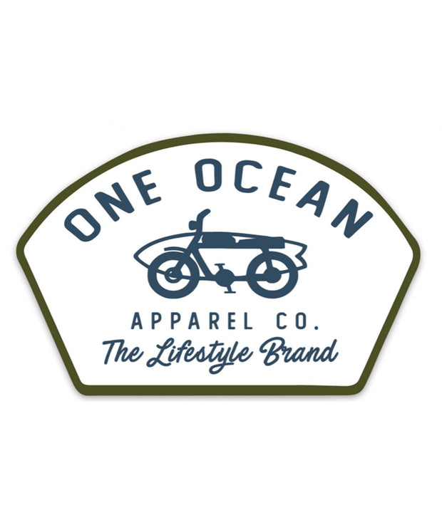 One Ocean Bike & Board Sticker