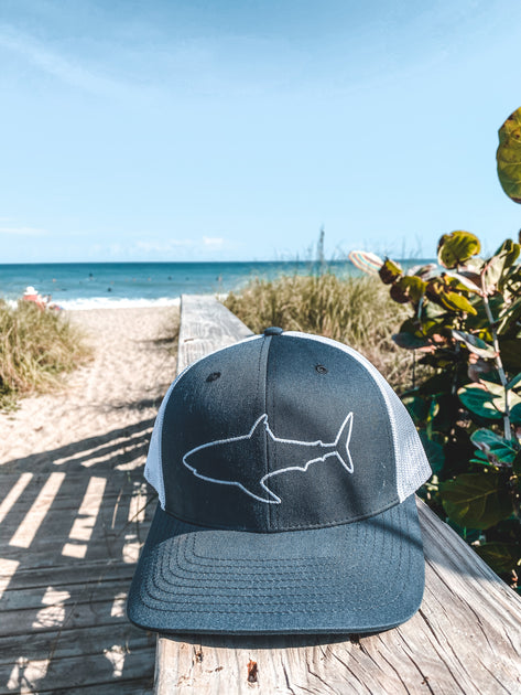 Costa Stitched Trucker Hat - Marlin Blue