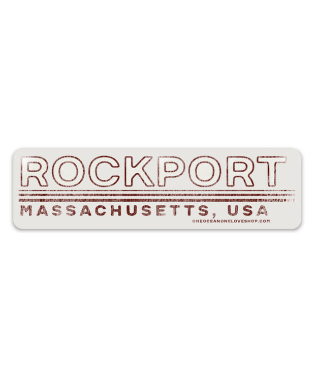 Rockport Retro Sticker