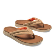 Darby™ Stylish and Supportive Flip Flip Sandals: Tan / 07