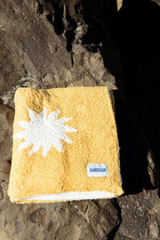 Sun Plush Throw - Marigold Yellow