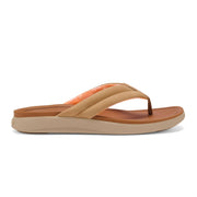 Darby™ Stylish and Supportive Flip Flip Sandals: Tan / 07