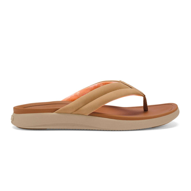 Darby™ Stylish and Supportive Flip Flip Sandals: Tan / 07