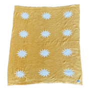 Sun Plush Throw - Marigold Yellow