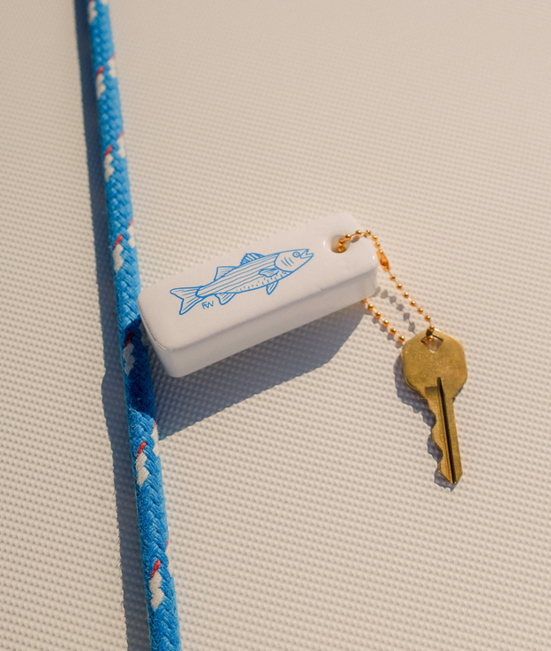 Meet Me At The Boat Floating Keychain
