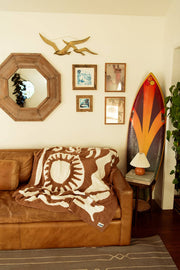Paradise Plush Throw - Raw Umber