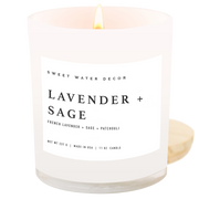 Lavender and Sage Soy Candle