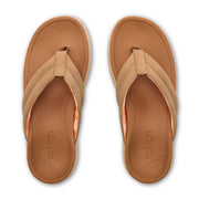 Darby™ Stylish and Supportive Flip Flip Sandals: Tan / 07