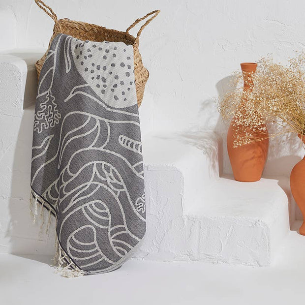 Whale Shark Terry Backed Turkish Towel