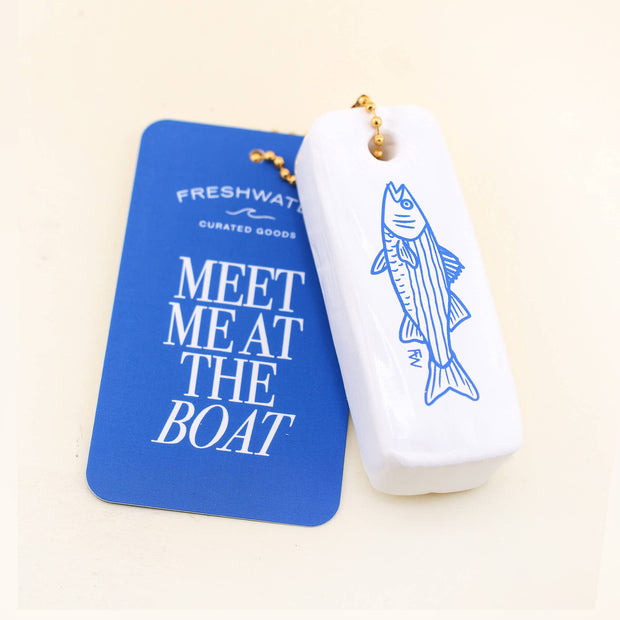 Meet Me At The Boat Floating Keychain