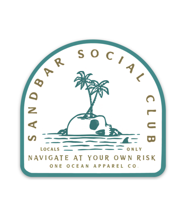 Sandbar Social Club Sticker