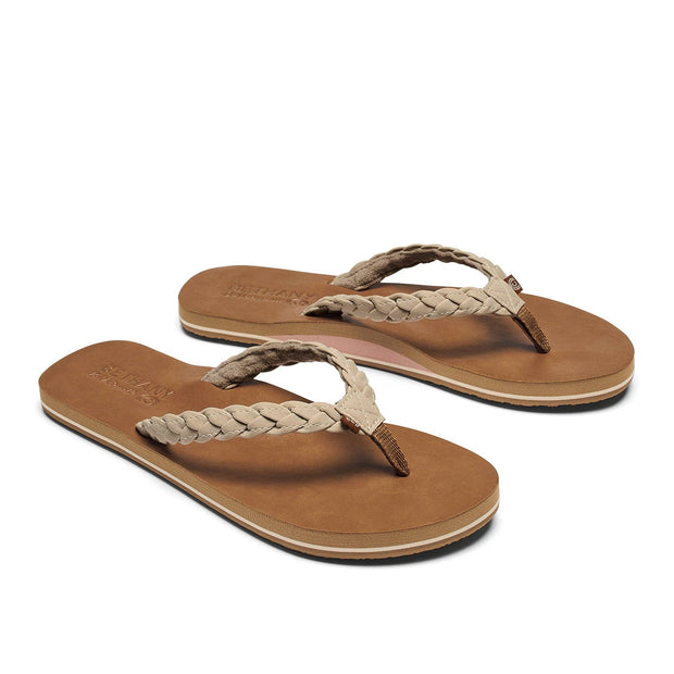 Braided Pacifica™ Cream Braided Sandals