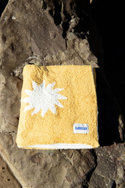 Sun Plush Throw - Marigold Yellow