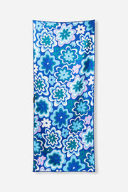 Nomadix Groovy Flowers Blue Green Towel