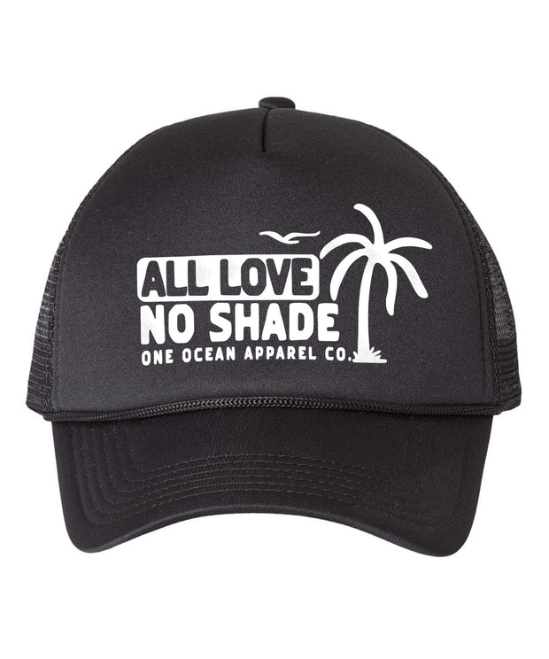 No Shade Foam Trucker Hat - Black