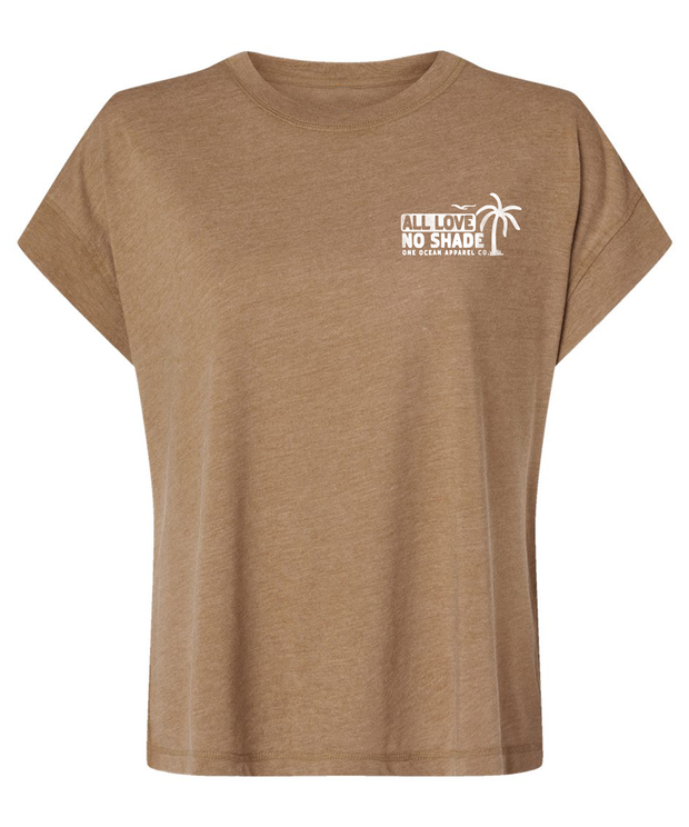 All Love No Shade Distressed Women's T
