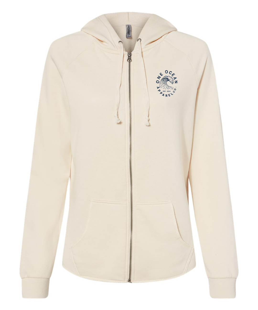 One Ocean Wave Ladies Zip Hoodie – One Ocean Apparel