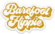 Barefoot Hippie Sticker