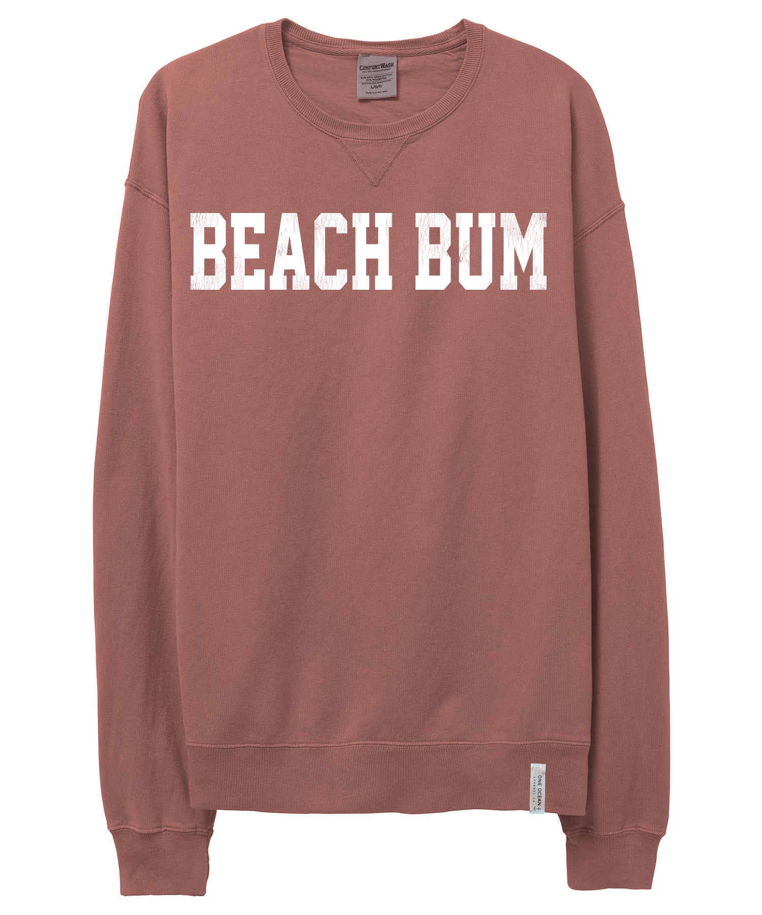 Beach Bum Crewneck Sweatshirt – One Ocean Apparel Beach Bum Crewneck Sweatshirt – One Ocean Apparel