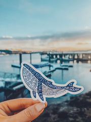 Eco Whale Sticker