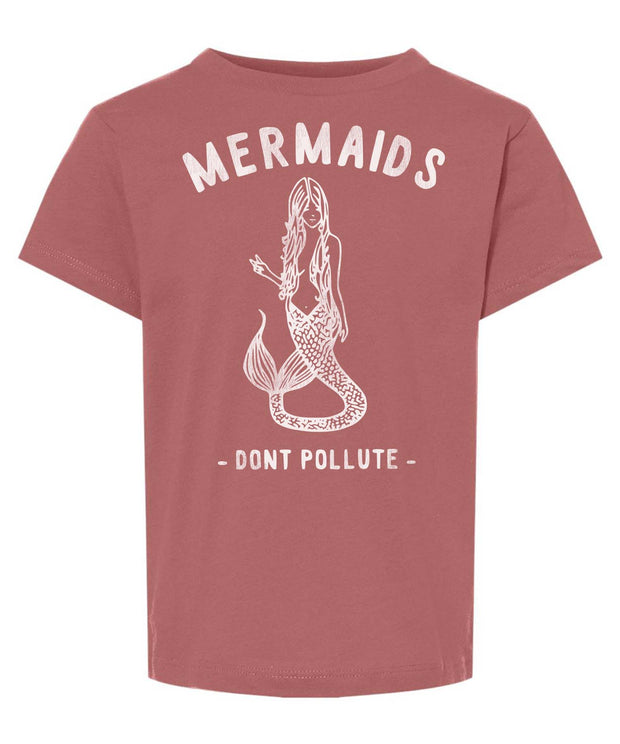 Mermaids Don't Pollute Kids T