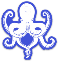 Zen Octopus Sticker