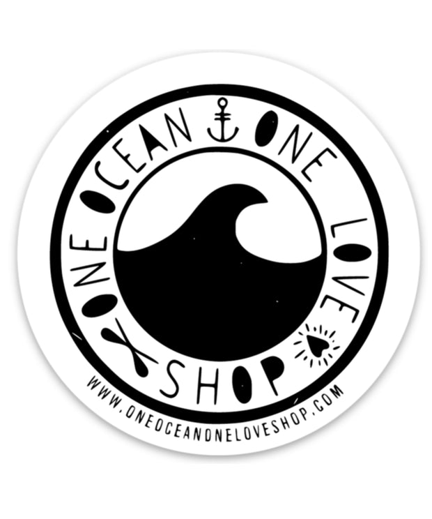 One Ocean Logo Sticker