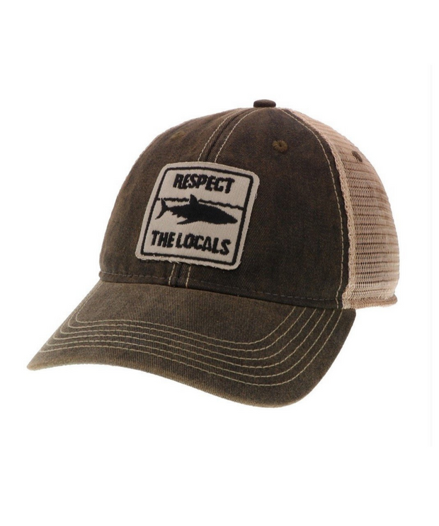 Respect The Locals Mesh Hat - Vintage Black