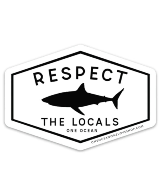 Respect The Locals Diamond Sticker