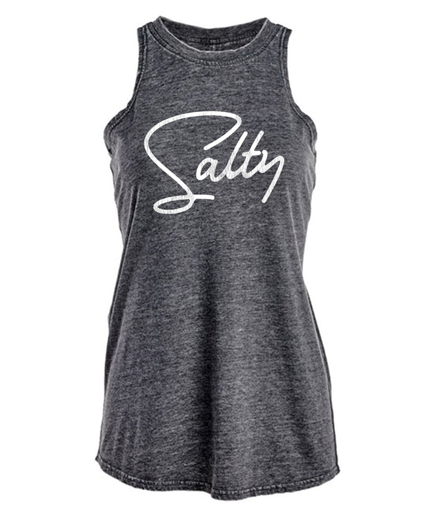 Salty High Neck Muscle Tank