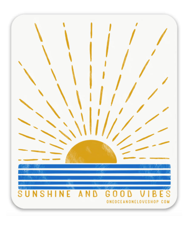 Sunshine and Good Vibes Sticker