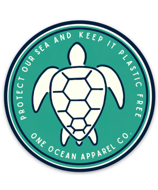 Save Our Seas, Sea Turtle Sticker