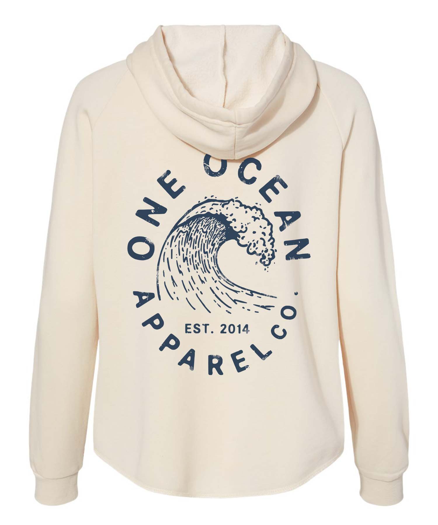 One Ocean Wave Ladies Zip Hoodie – One Ocean Apparel
